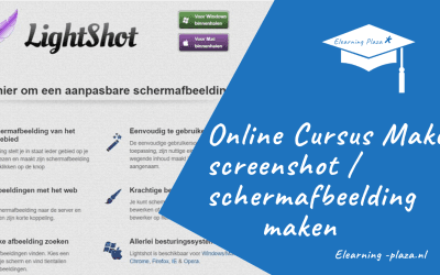 Online Cursus Maken – Screenshot maken (schermafbeelding)
